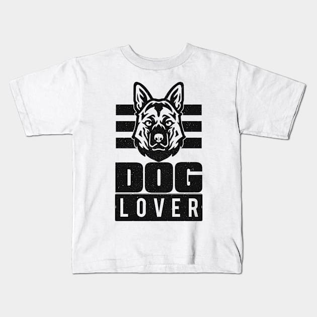 Dog Lover Kids T-Shirt by helloshirts